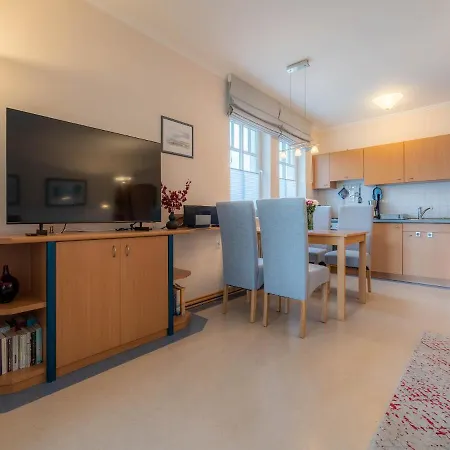 Duenenpark - Komfort Mit 1 Schlafzimmer Und Balkon Im Obergeschoss 241 빈츠