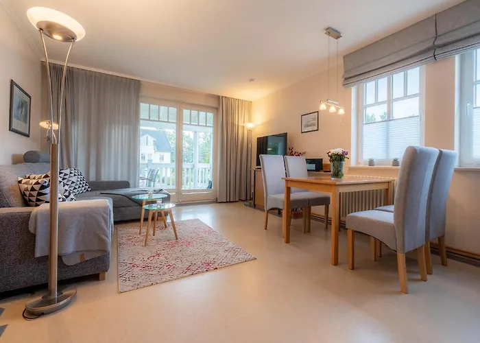 Duenenpark - Komfort Mit 1 Schlafzimmer Und Balkon Im Obergeschoss 241 아파트 빈츠